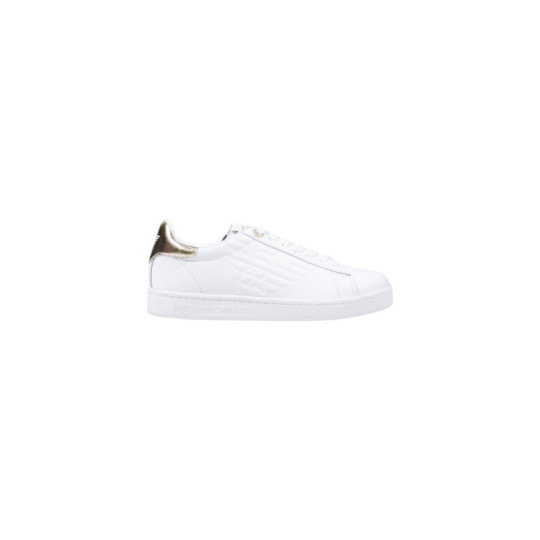 Baskets Femme Dorées en Cuir - EA7 | Sports-Loisirs