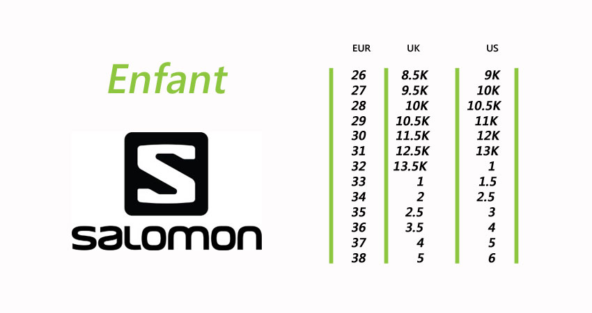taille chaussure salomon