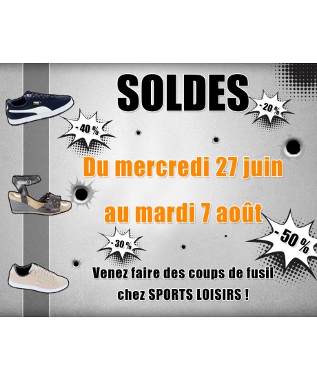 Les soldes d’Été 2018 chez Sports Loisirs