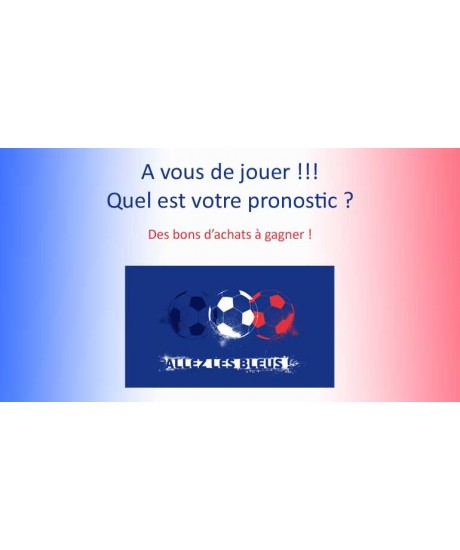 A vous de jouer avec les bleus !